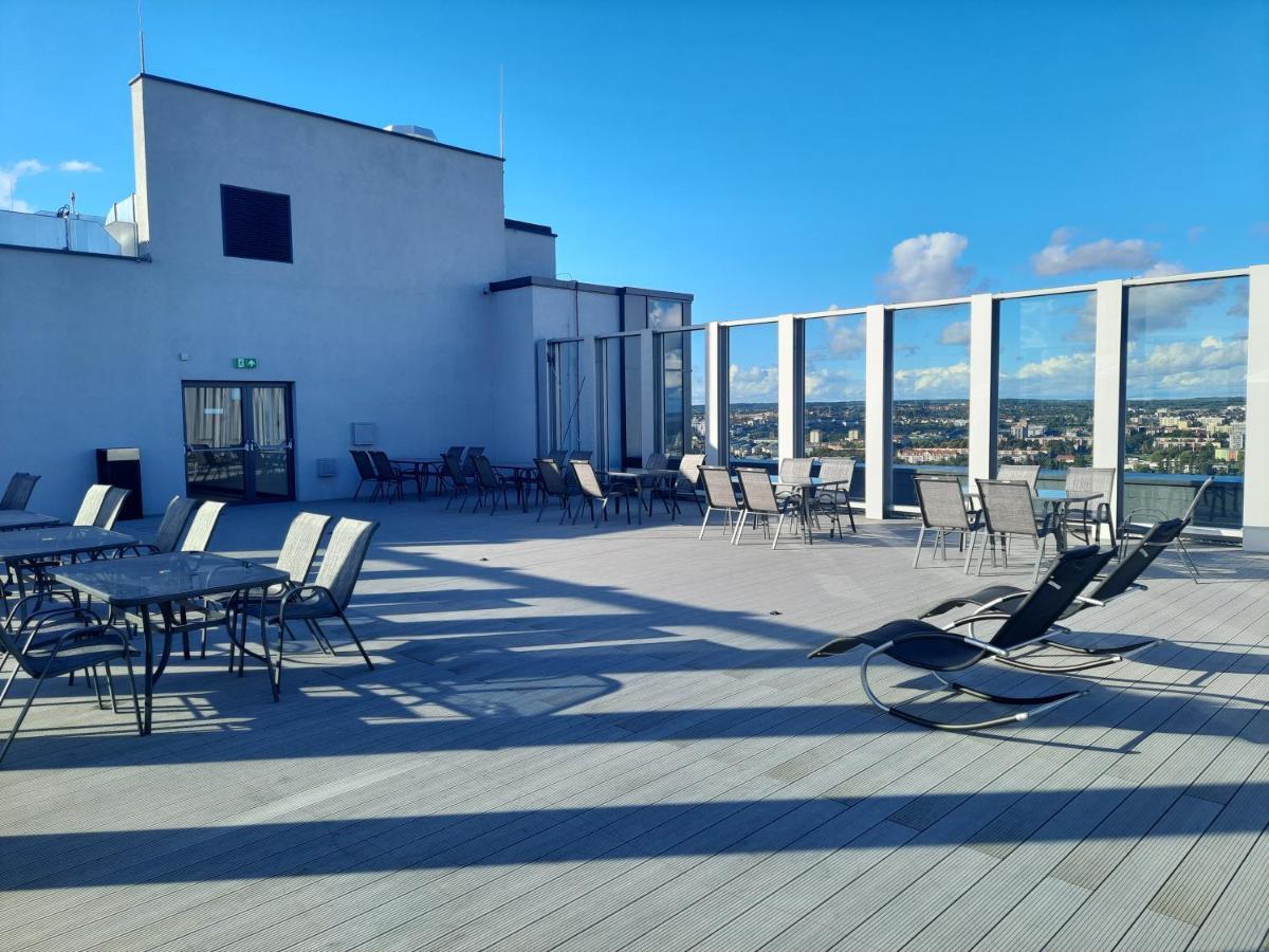 Hanza Tower Sunny Apartment Estetino Exterior foto