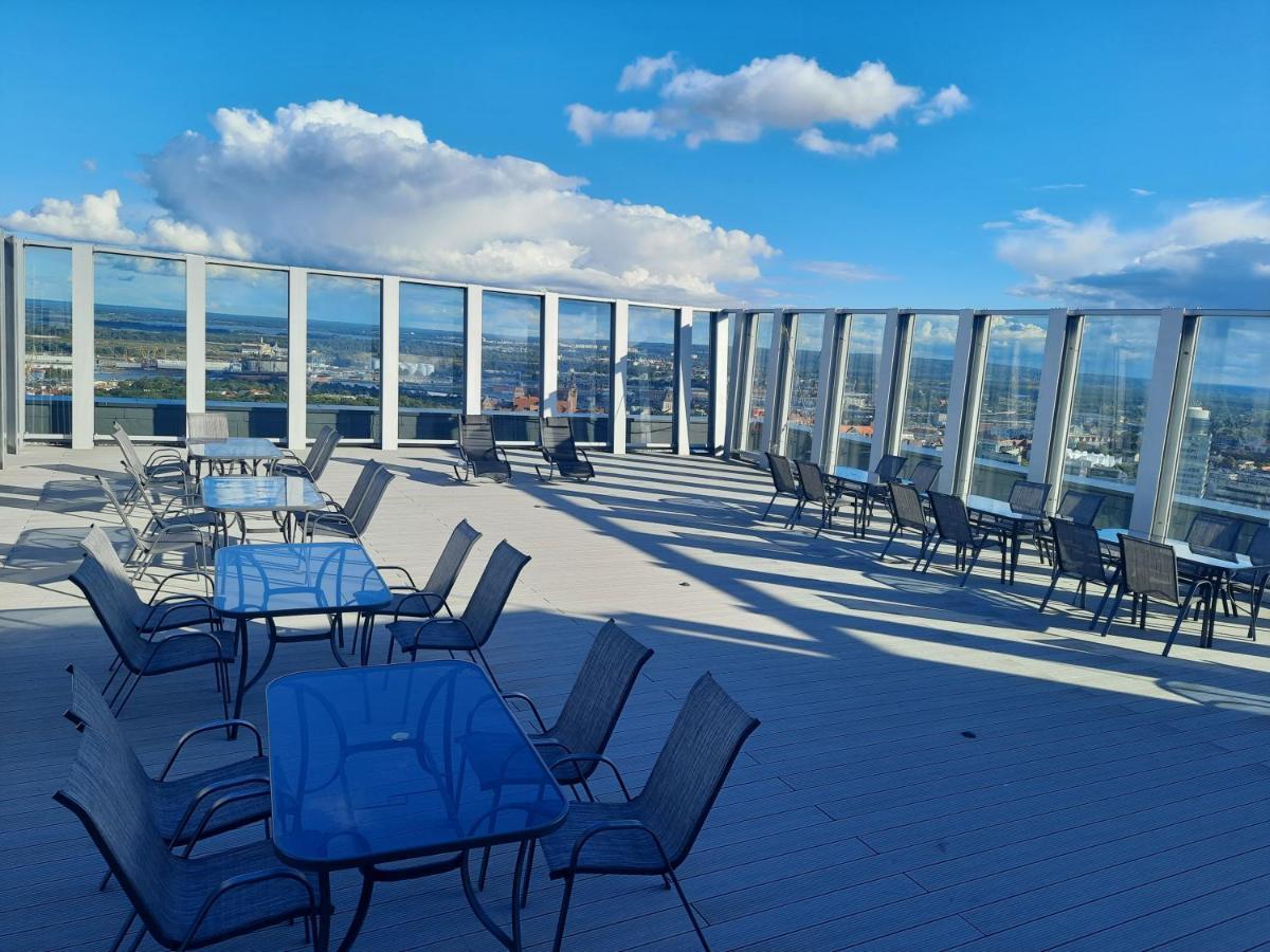 Hanza Tower Sunny Apartment Estetino Exterior foto
